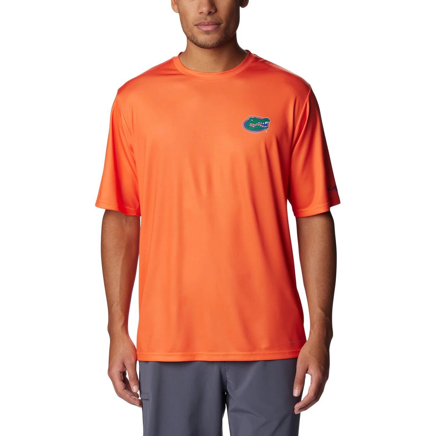 

Мужская футболка Columbia Orange Florida Gators Terminal Tackle State Omni-Shade