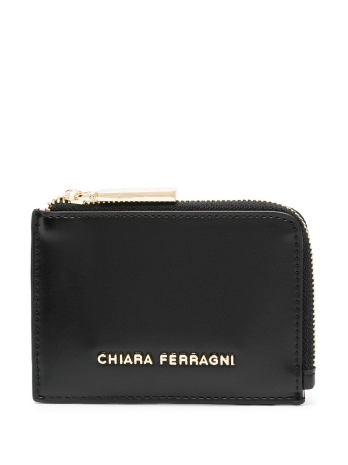

Chiara Ferragni кошелек на молнии с логотипом, черный