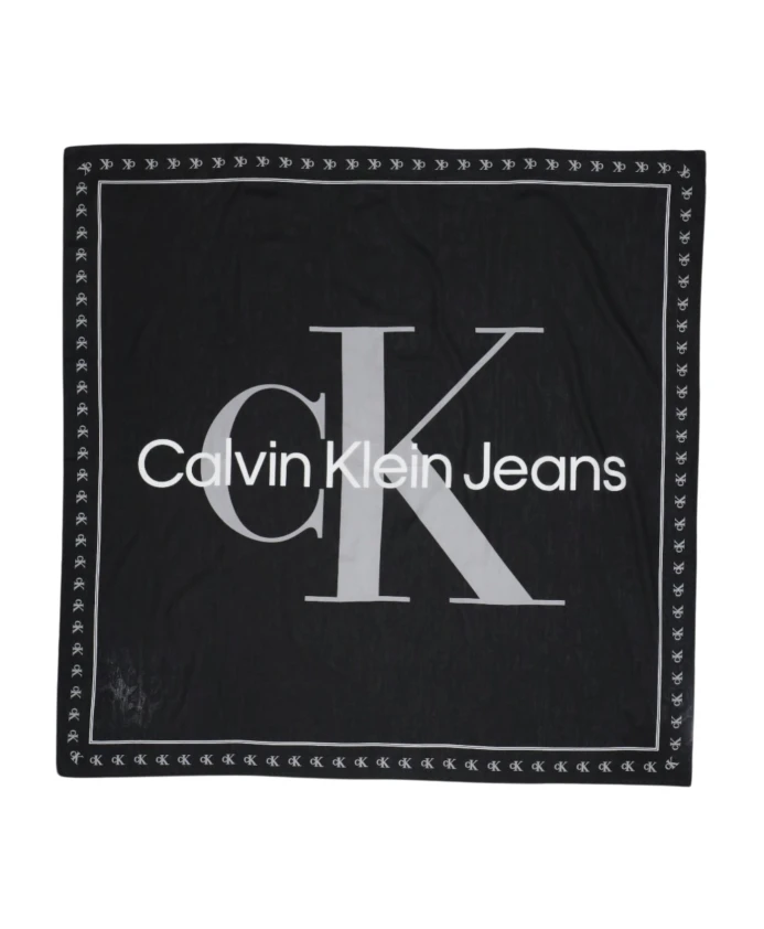 

Коллекция шарфов с логотипом из органического хлопка Calvin Klein, черный