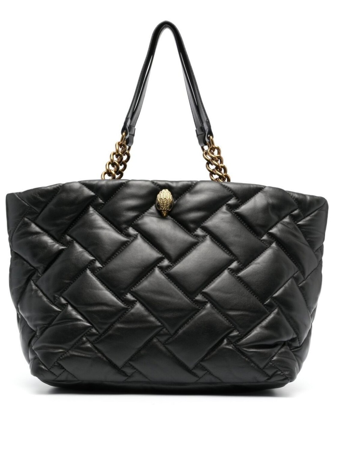 

Kurt Geiger London стеганая сумка-тоут Kensington, черный