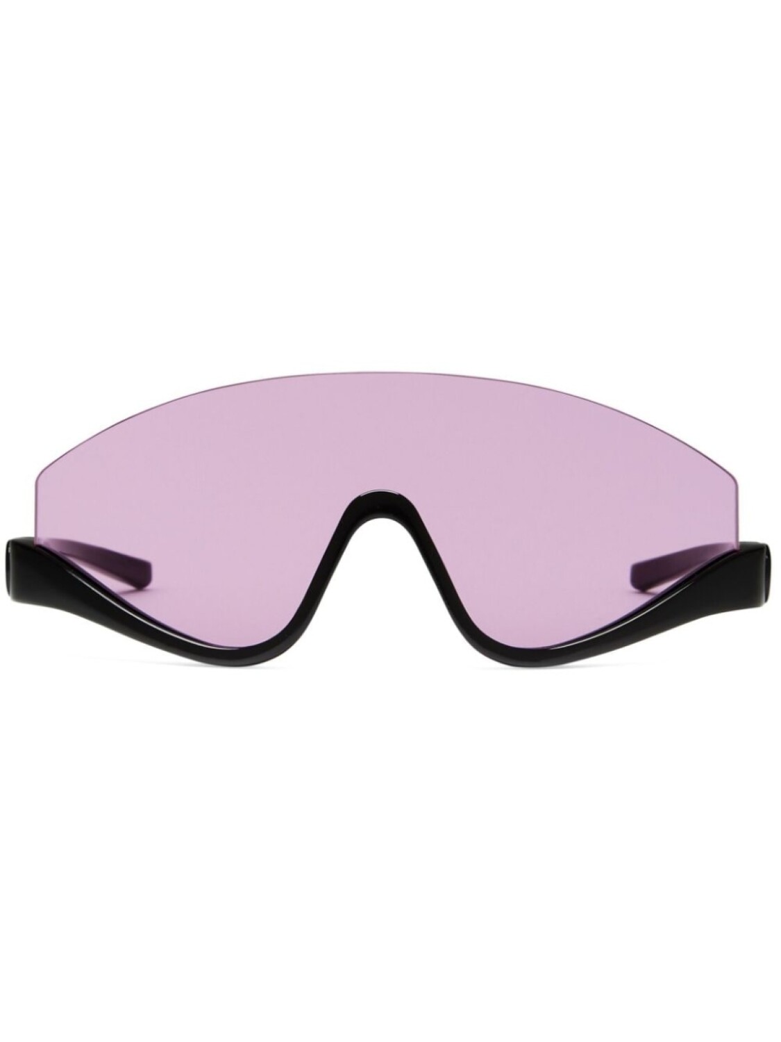 

Gucci Eyewear солнцезащитные очки-маска с логотипом Interlocking G, розовый