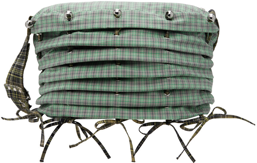 

Разноцветная сумка для скранч Chopova Lowena, цвет Multi tartan