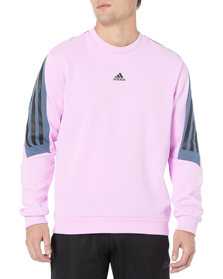 

Толстовка adidas Future Icon 3-Stripes Crew, цвет Bliss Lilac