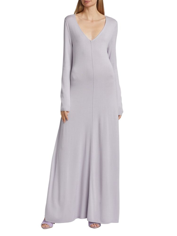 

Платье макси для балетной студии Lafayette 148 New York, цвет Aster