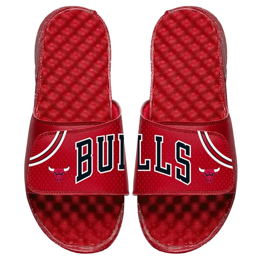 

Шлепанцы ISlide Chicago Bulls, красный