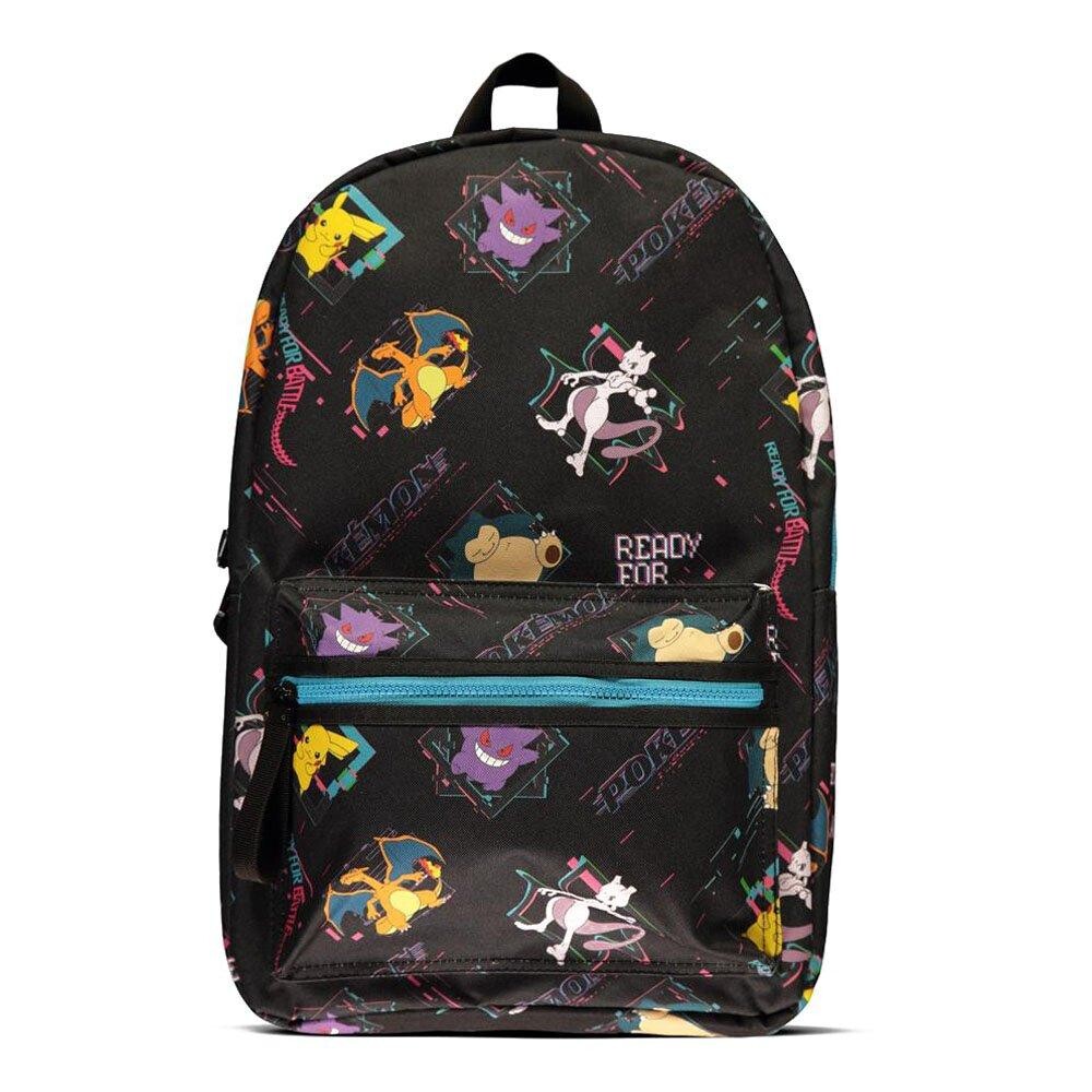 

Рюкзак с принтом по всей поверхности, черный (BP100104POK) Pokemon, черный