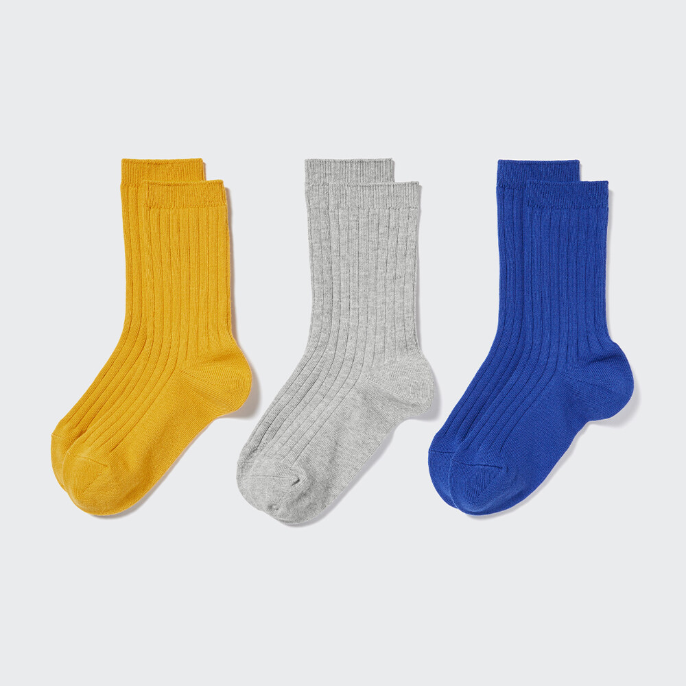 

Носки Uniqlo унисекс 3 пары, темно-желтый