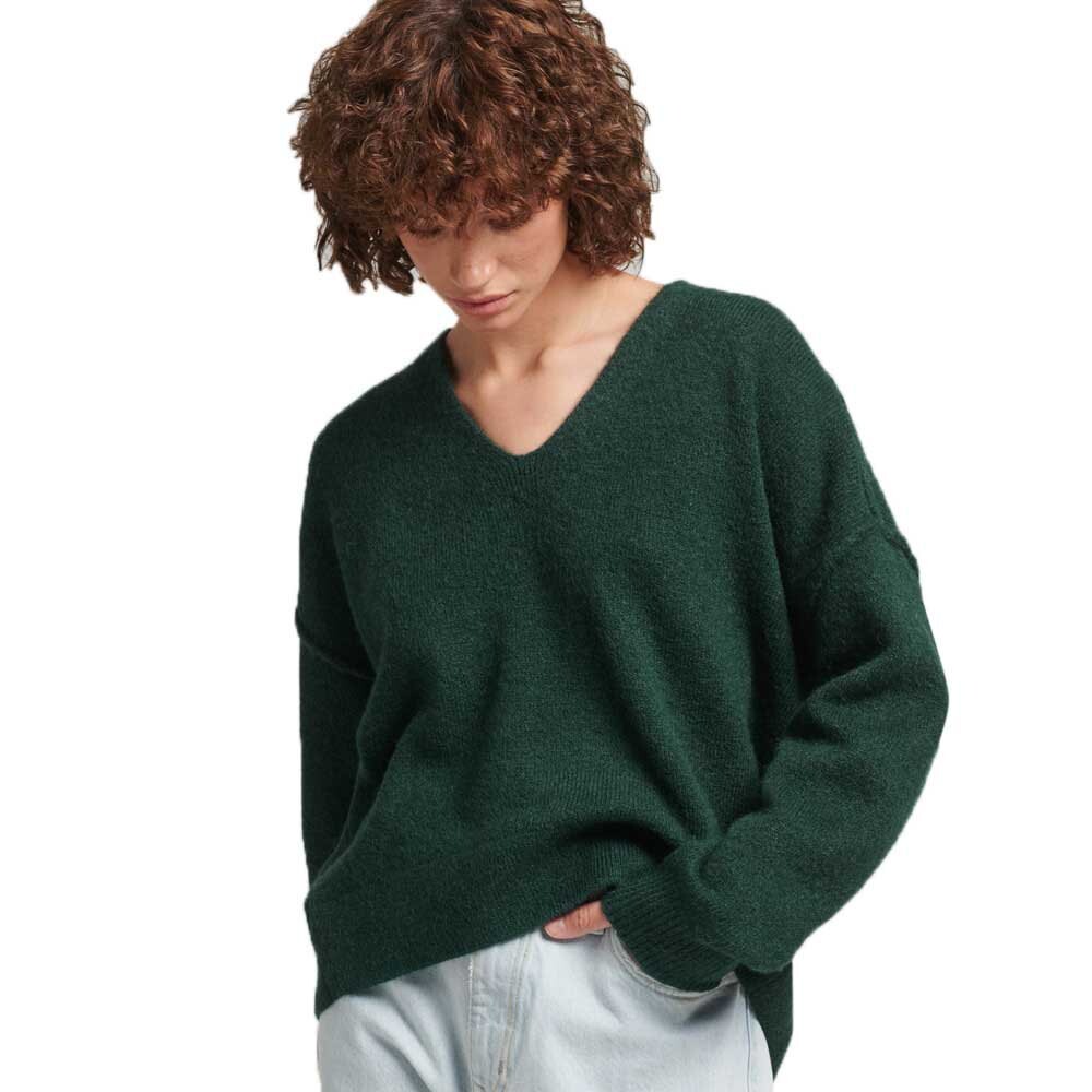 

Свитер Superdry Studios Slouch Vee, зеленый