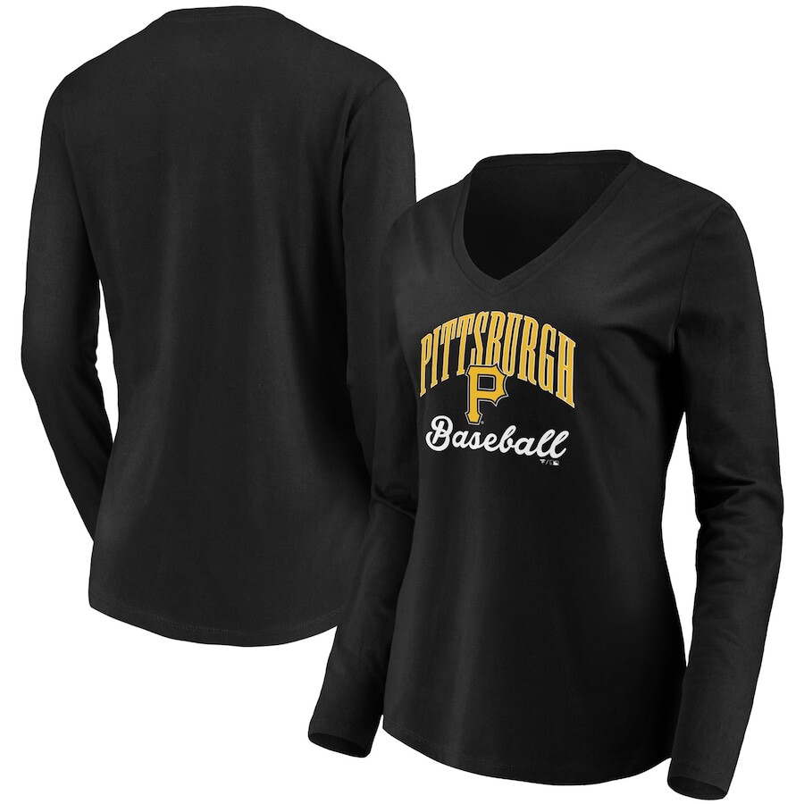 

Футболка с длинным рукавом Fanatics Branded Pittsburgh Pirates, черный