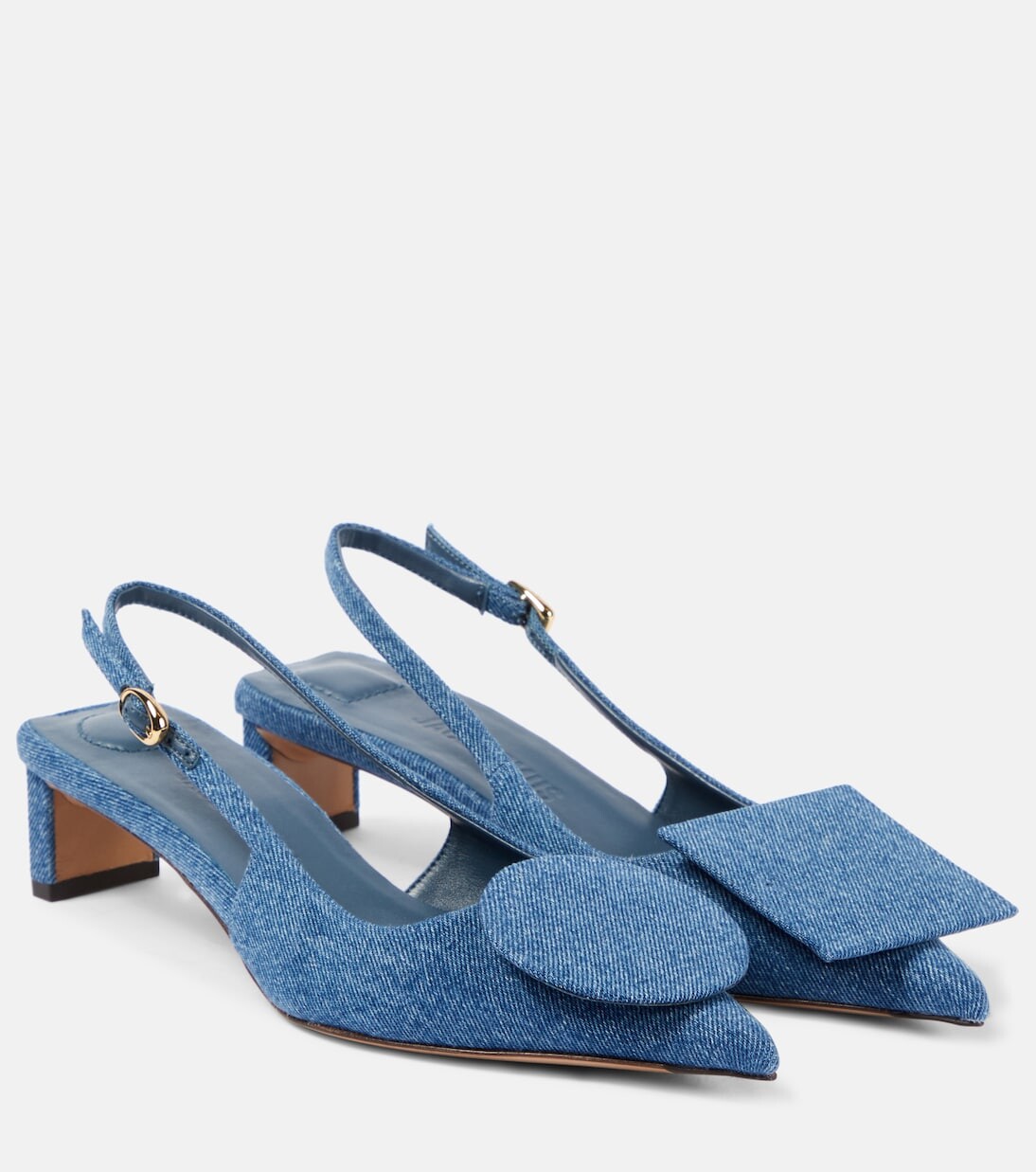 

Джинсовые туфли les slingbacks duelo с пяткой на пятке Jacquemus, синий