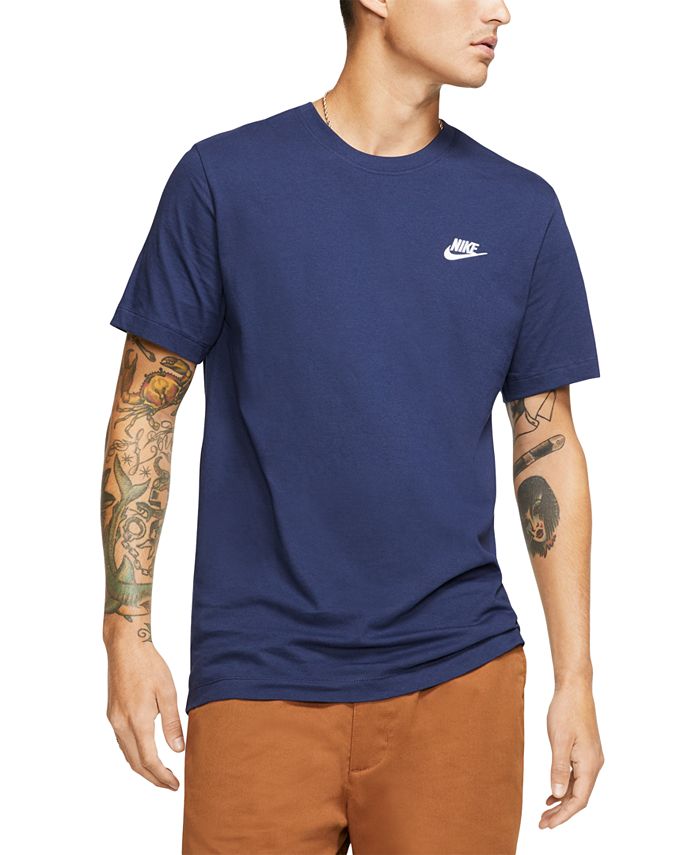 цена Мужская футболка Sportswear Club Nike, цвет Navy