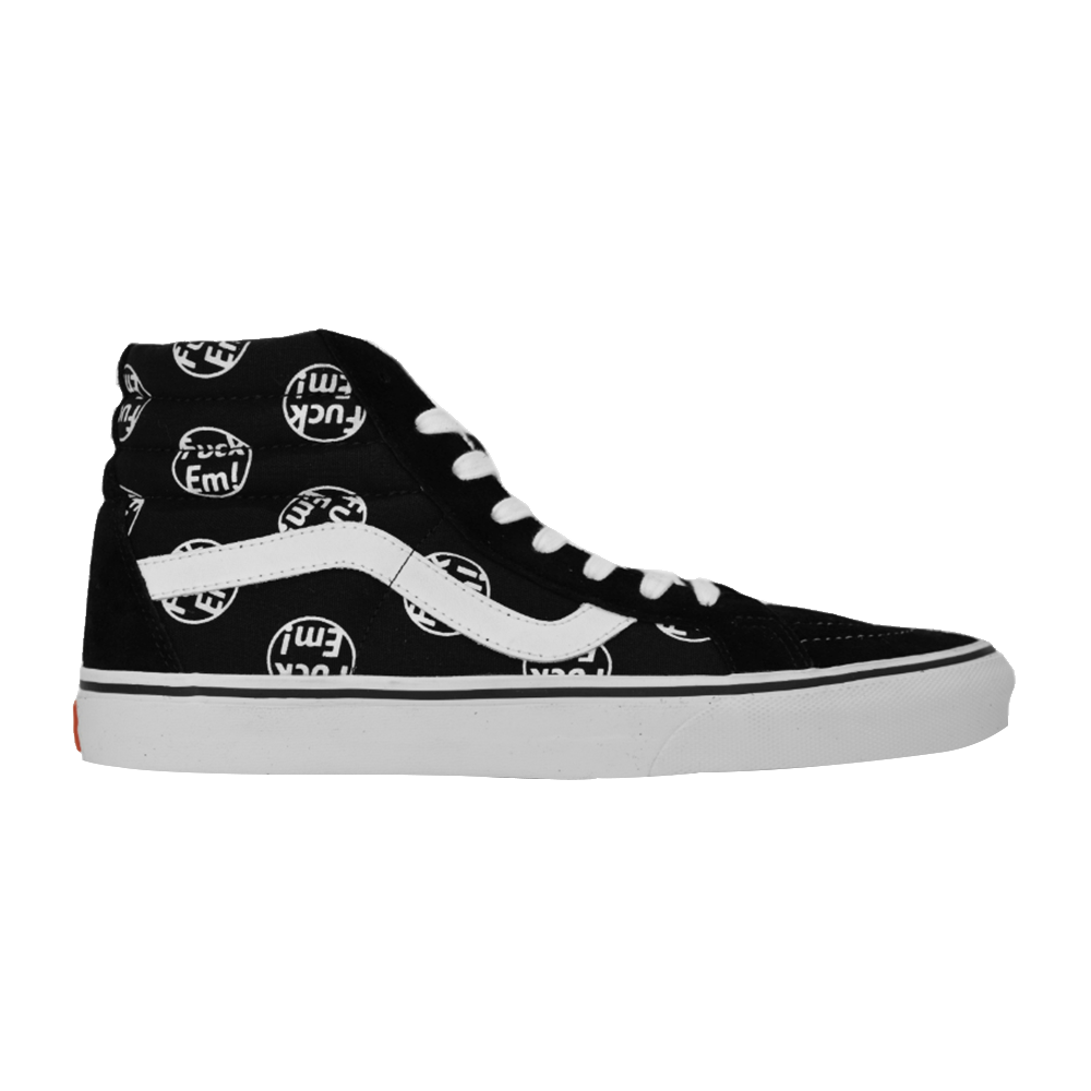 Кроссовки Supreme x Sk8-Hi Vans, черный кроссовки vans supreme x sk8 hi sl public enemy черный