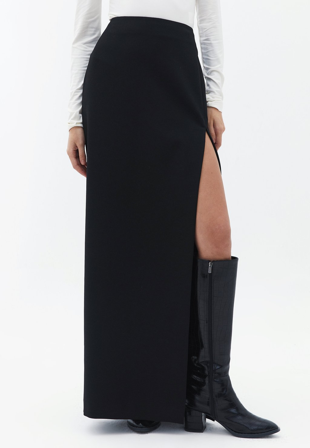 Длинная юбка OXXO, черная