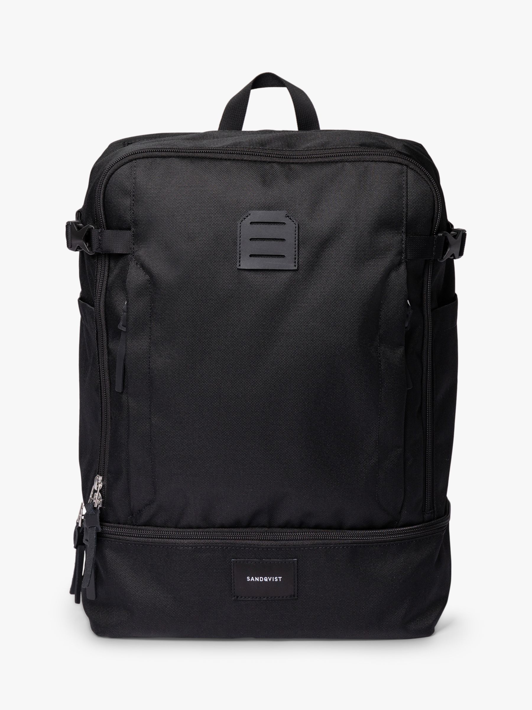Рюкзак Альде Sandqvist, черный мужской водонепроницаемый рюкзак из ткани оксфорд для ноутбука 16 дюймов