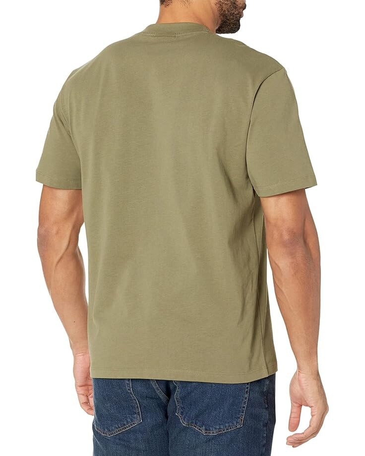 

Футболка BOSS Dapolino Jersey Short Sleeve T-Shirt, цвет Truffle Green