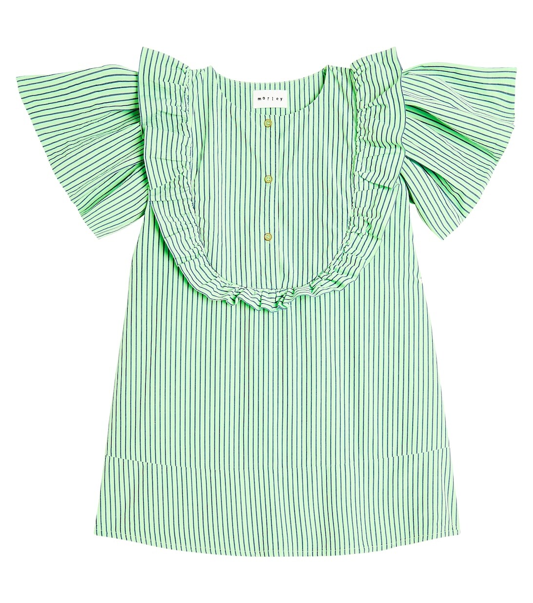 

Платье Ummy из хлопка с оборками Morley, зеленый