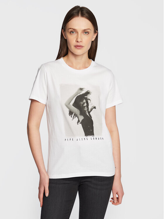

Футболка стандартного кроя Pepe Jeans, белый