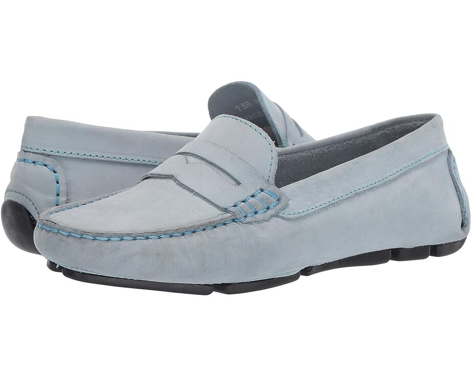 

Лоферы Massimo Matteo Penny Keeper, цвет Baby Blue Nubuck