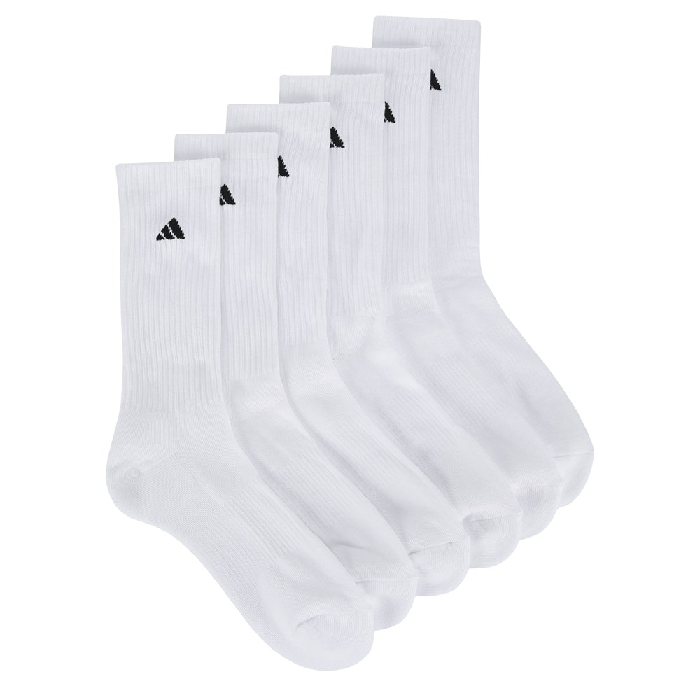Набор из 6 мужских спортивных носков Adidas, белый набор из двух пар мужских спортивных носков lacoste lacoste