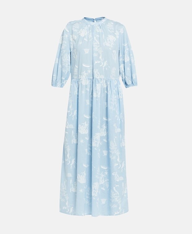 

Длинное платье Marc O'Polo Denim, светло-синий