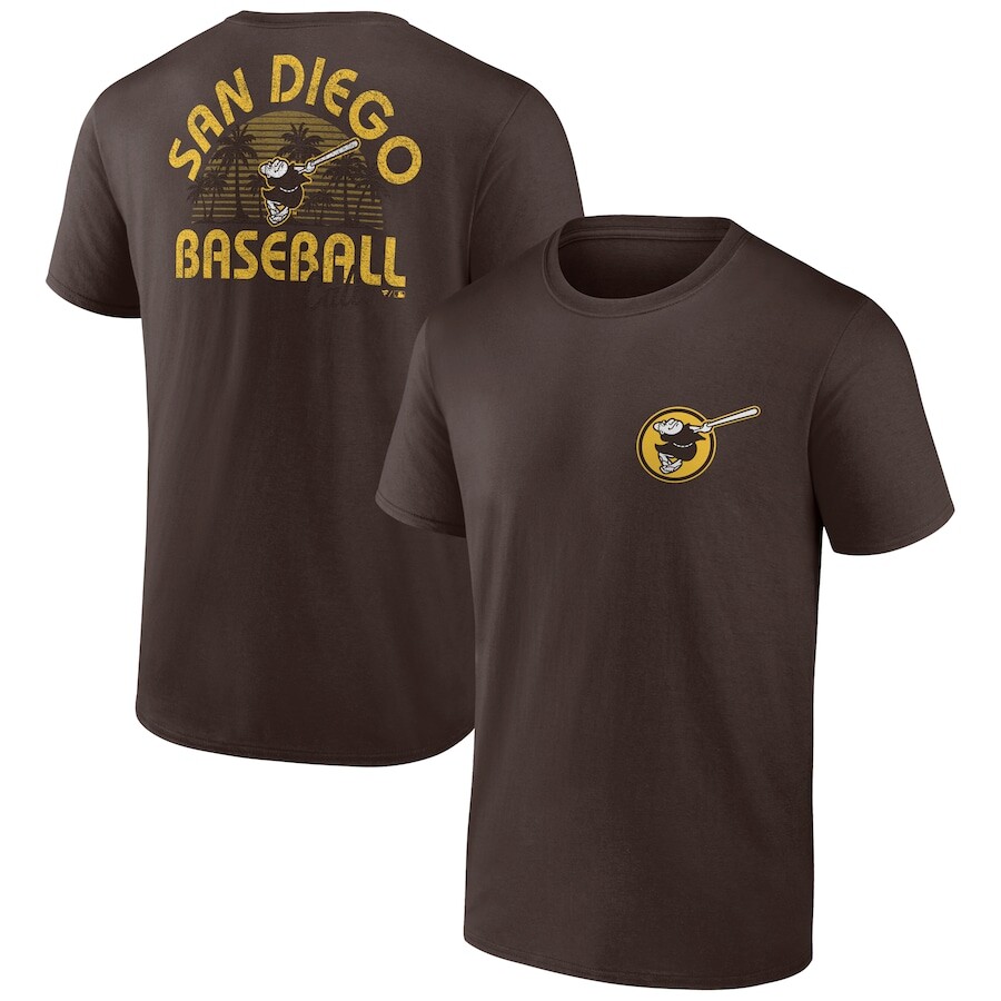 

Футболка с коротким рукавом Fanatics Branded San Diego Padres, коричневый