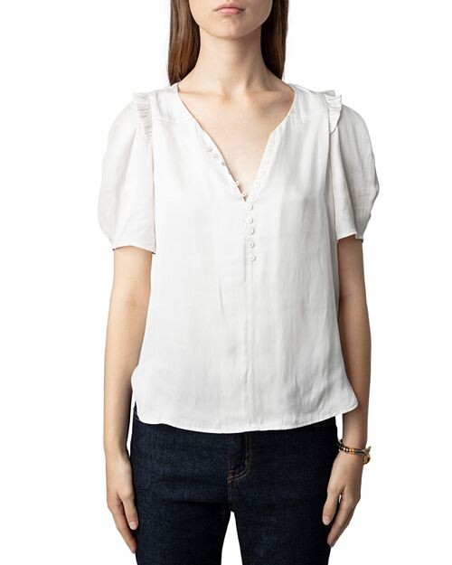 

Атласная блузка Twity Zadig & Voltaire, цвет Gray
