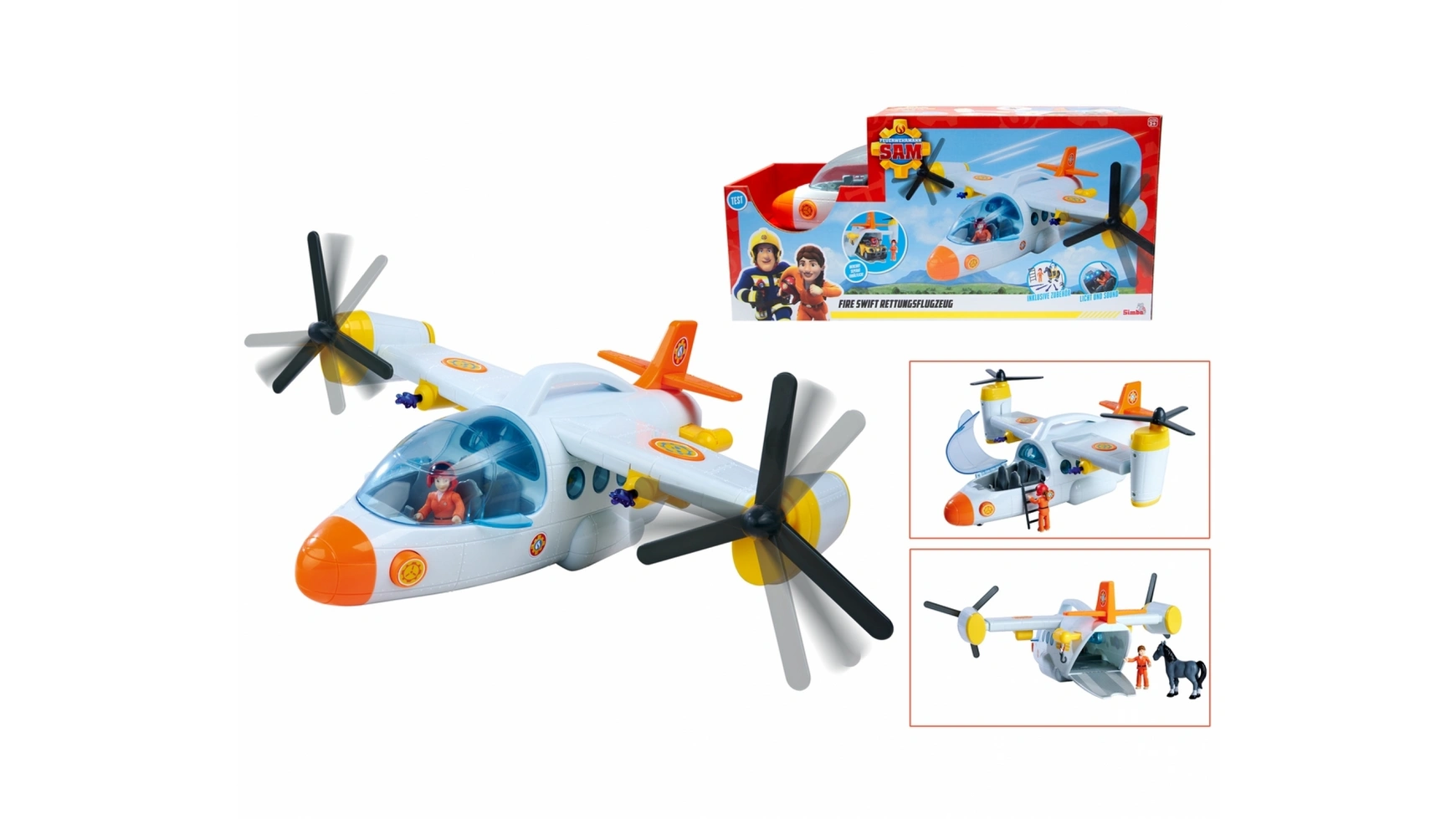 Пожарный сэм стремительный спасательный самолет Simba цена и фото