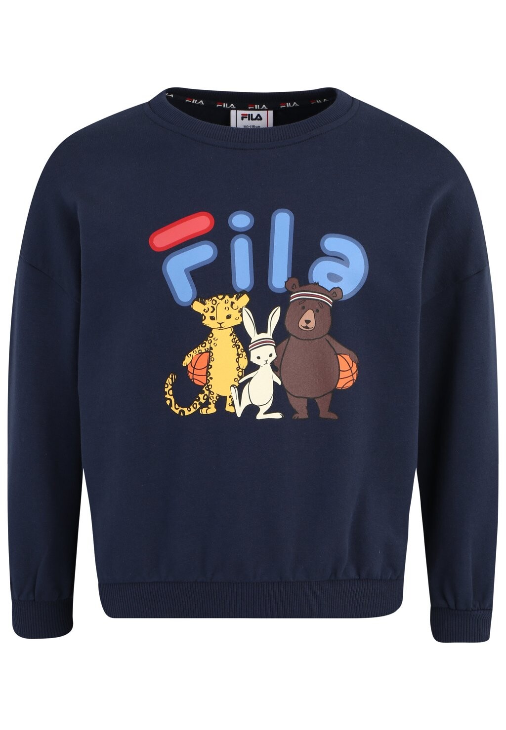 

Толстовка с капюшоном OVERSIZED CREW Fila, синий