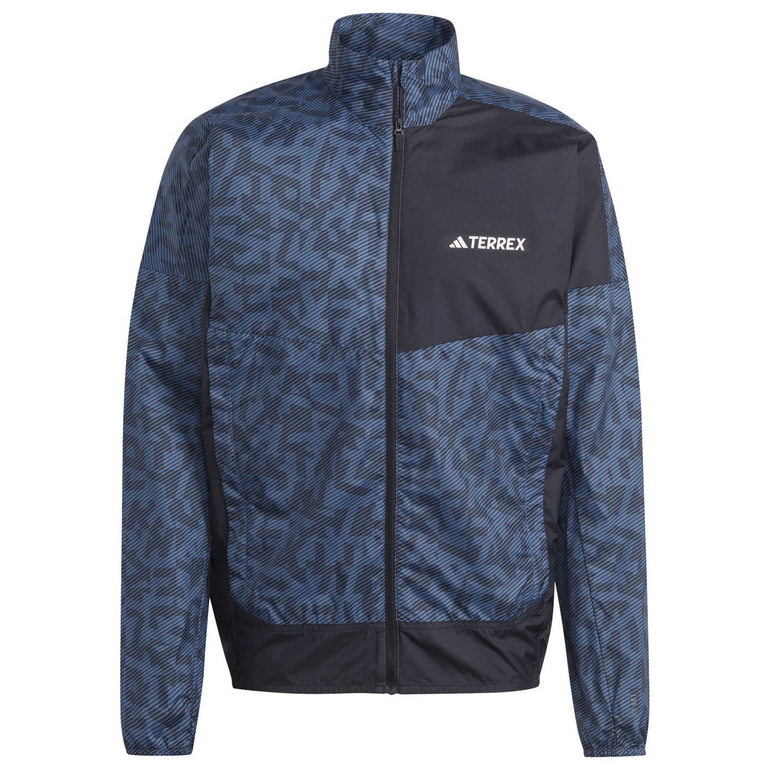 цена Беговая куртка Adidas Terrex Terrex Trail Wind, цвет Wonder Steel/Black