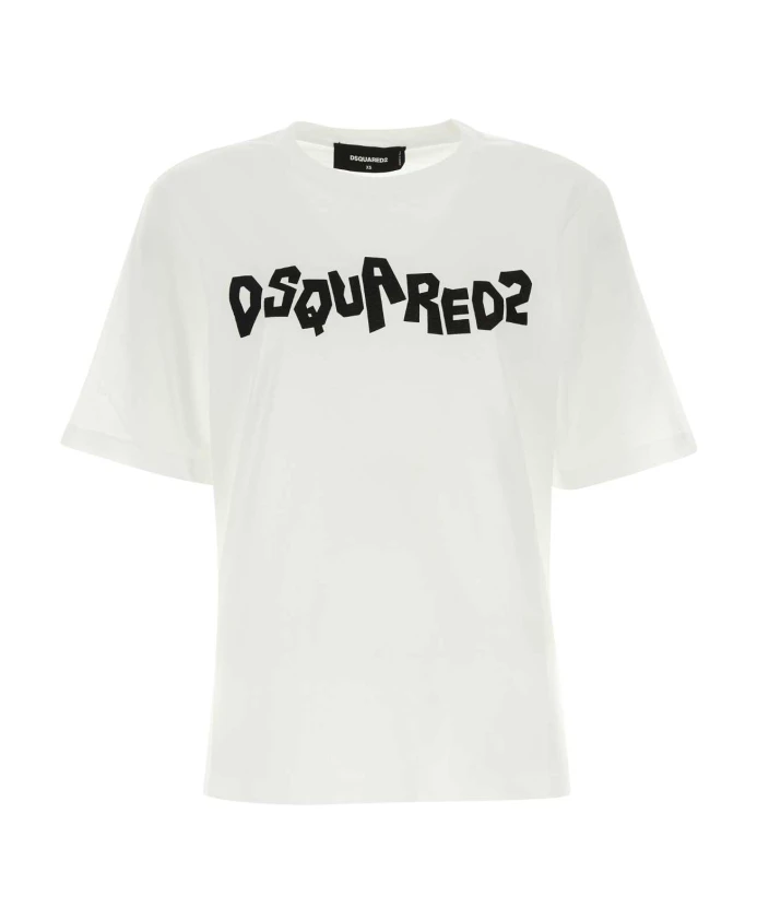 

Хлопковая футболка Dsquared2, белый