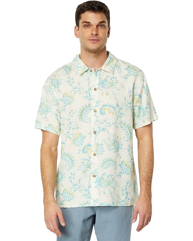 Рубашка Rhythm Cairo Paisley Short Sleeve Shirt, натуральный