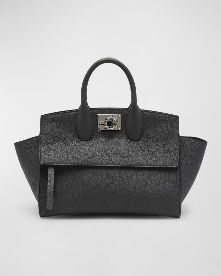 

Маленькая кожаная сумка с ручкой сверху The Studio Ferragamo