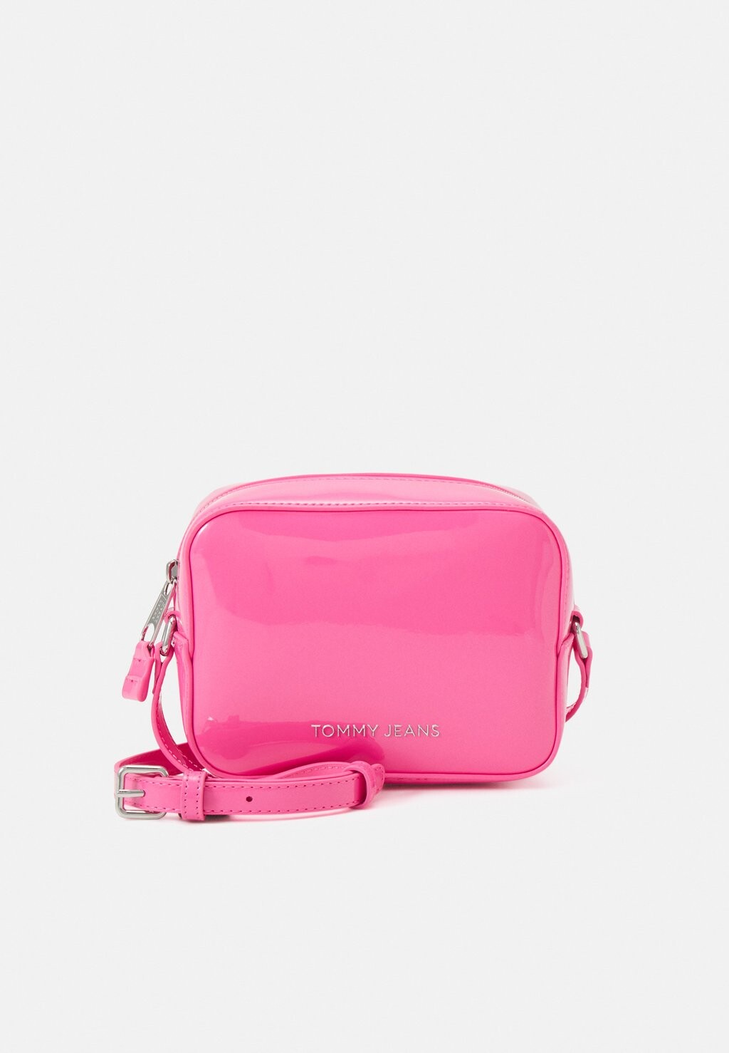 

Сумка Tommy Jeans MUST CAMERA BAG PATENT, цвет pink alert