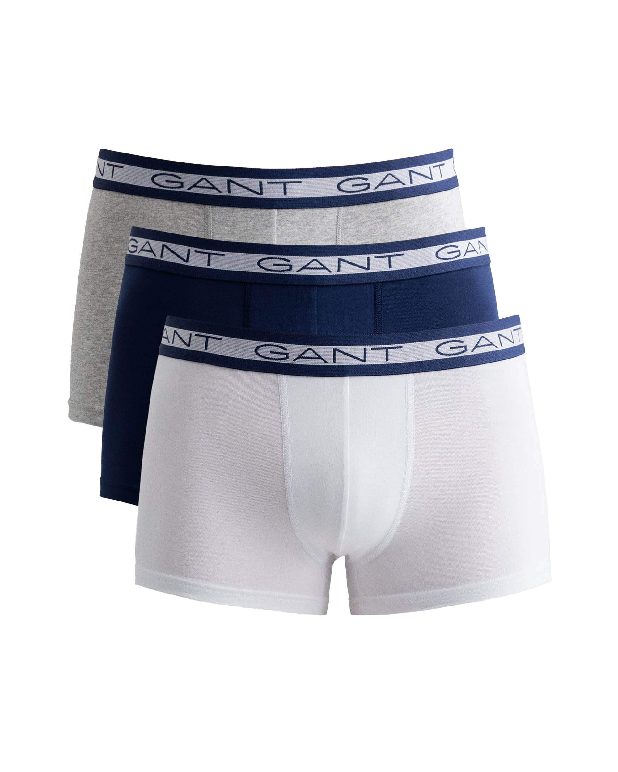 

Боксеры Gant Boxershort 3 шт, цвет Weiß/Blau/Grau