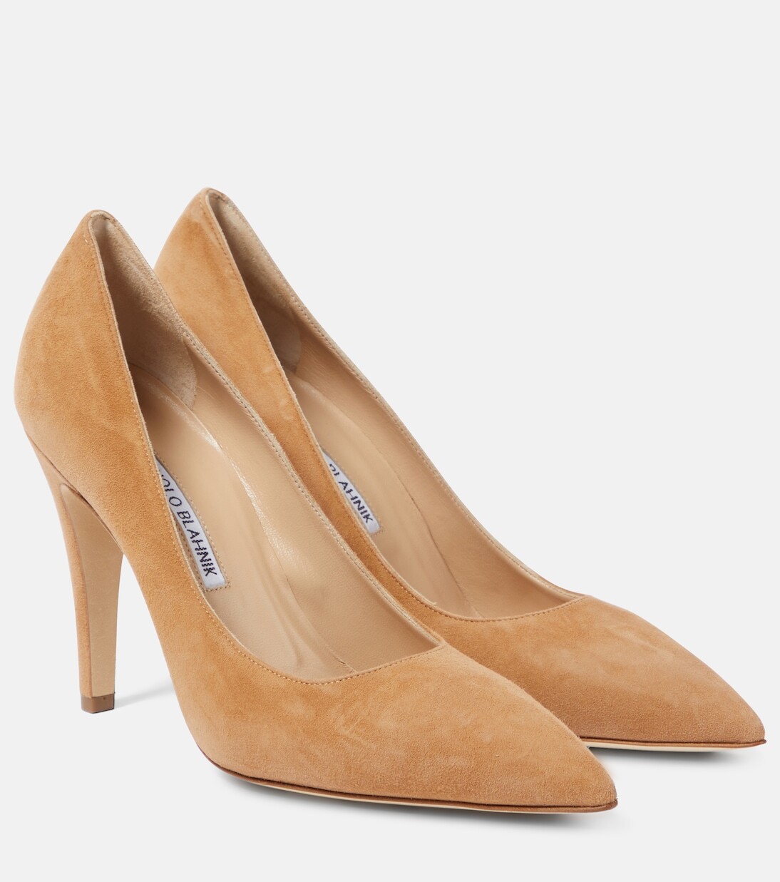 

Замшевые туфли nelirapla 105 Manolo Blahnik, бежевый