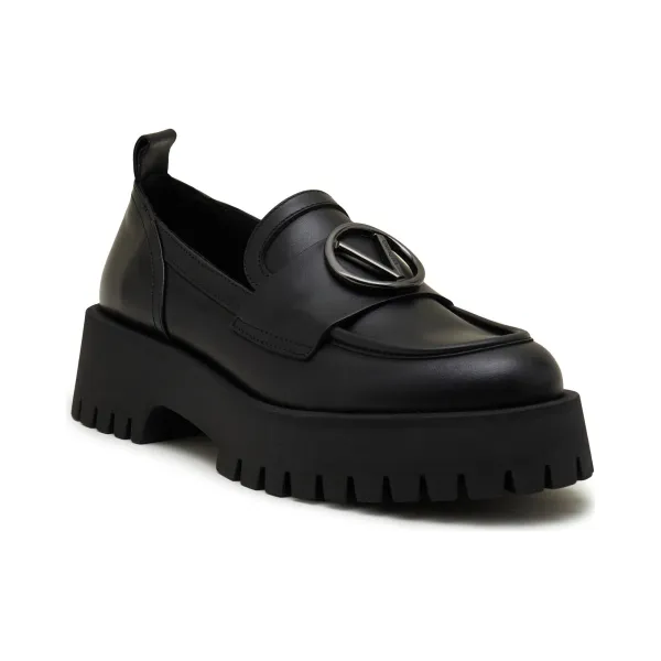 

Кожаные лоферы Valentino, черный