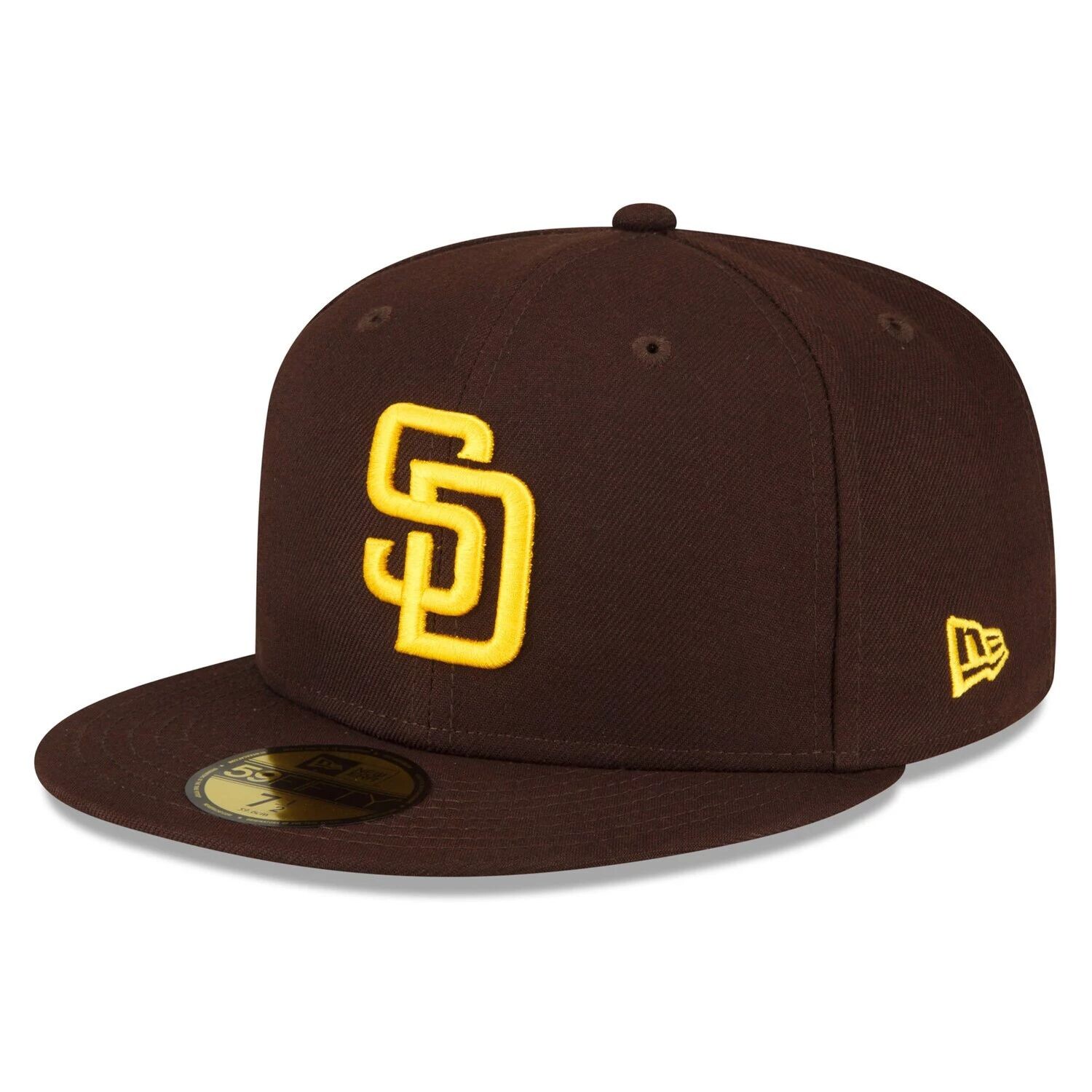 

Мужская облегающая шляпа New Era Brown San Diego Padres Authentic Collection 59FIFTY