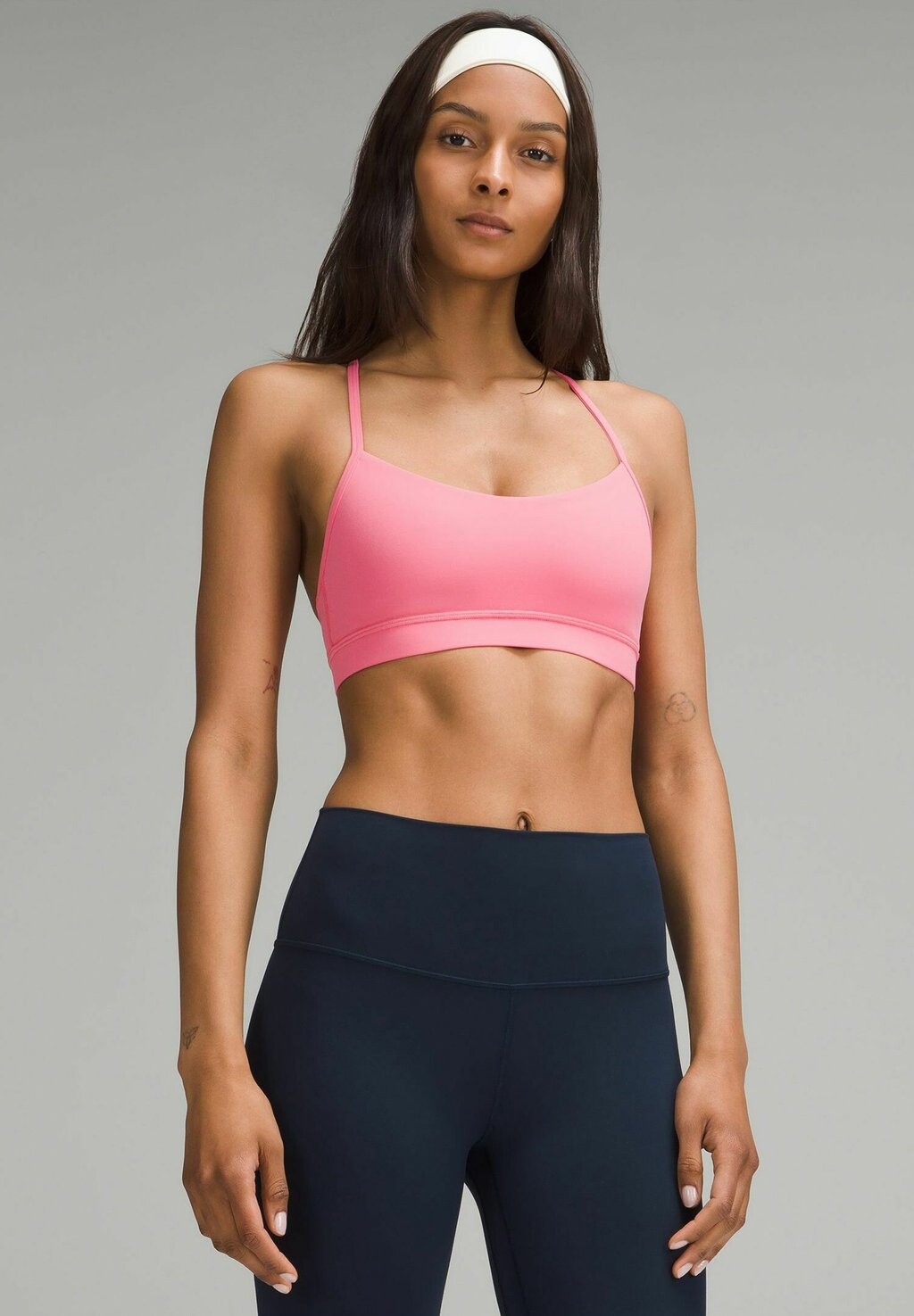 

Спортивный бюстгальтер с легкой поддержкой lululemon, розовый