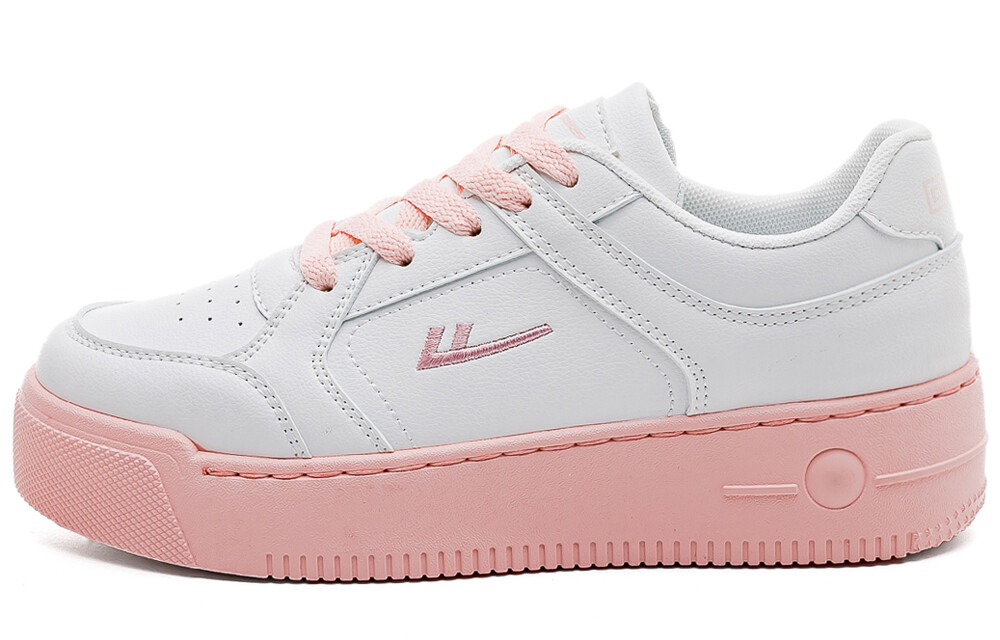 

Кроссовки WARRIOR Skateboarding Shoes Women's Low-top White/pink, розовый