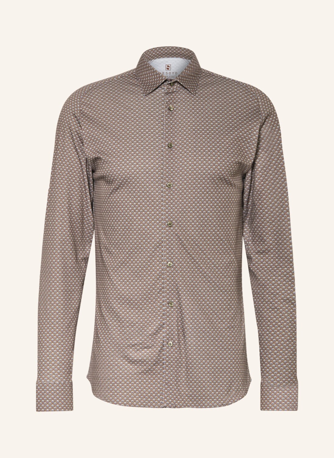 

Рубашка DESOTO JerseySlim Fit, бежевый