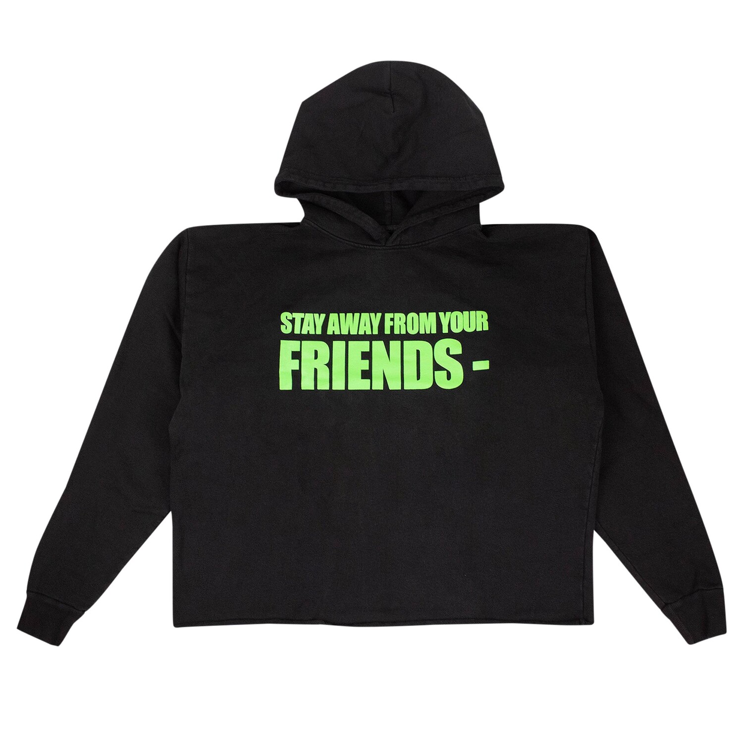 

Толстовка Vlone Держись подальше от друзей, черная, Черный