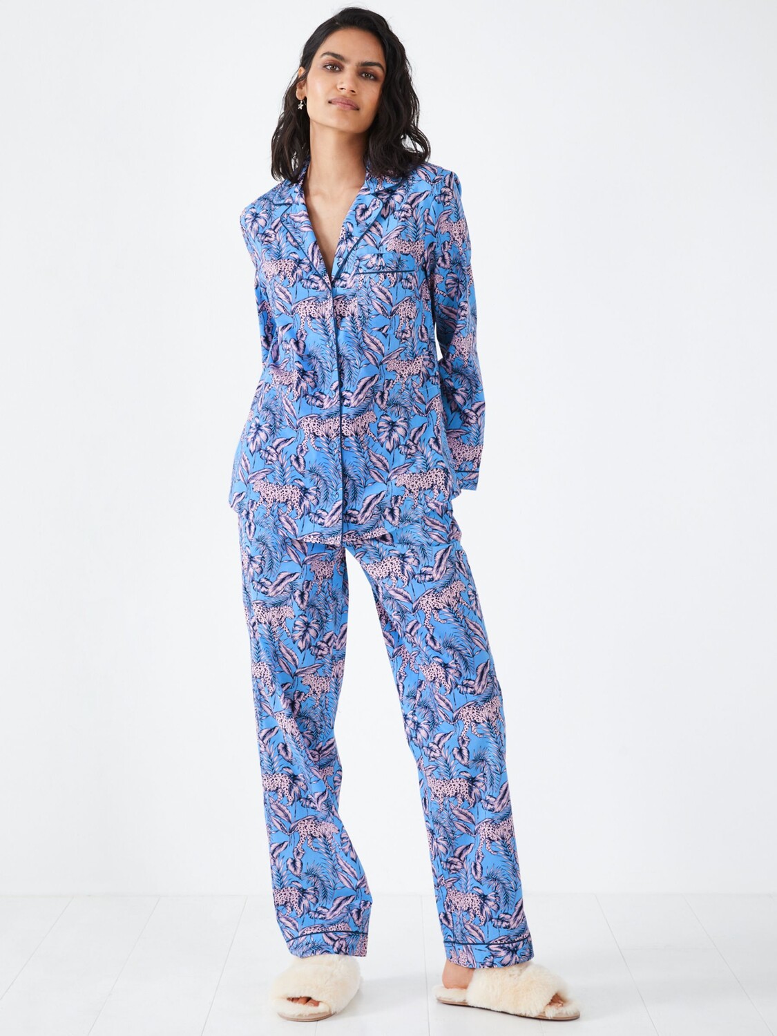 

Пижамный комплект hush Isla Tropical Shirt, розовый/синий