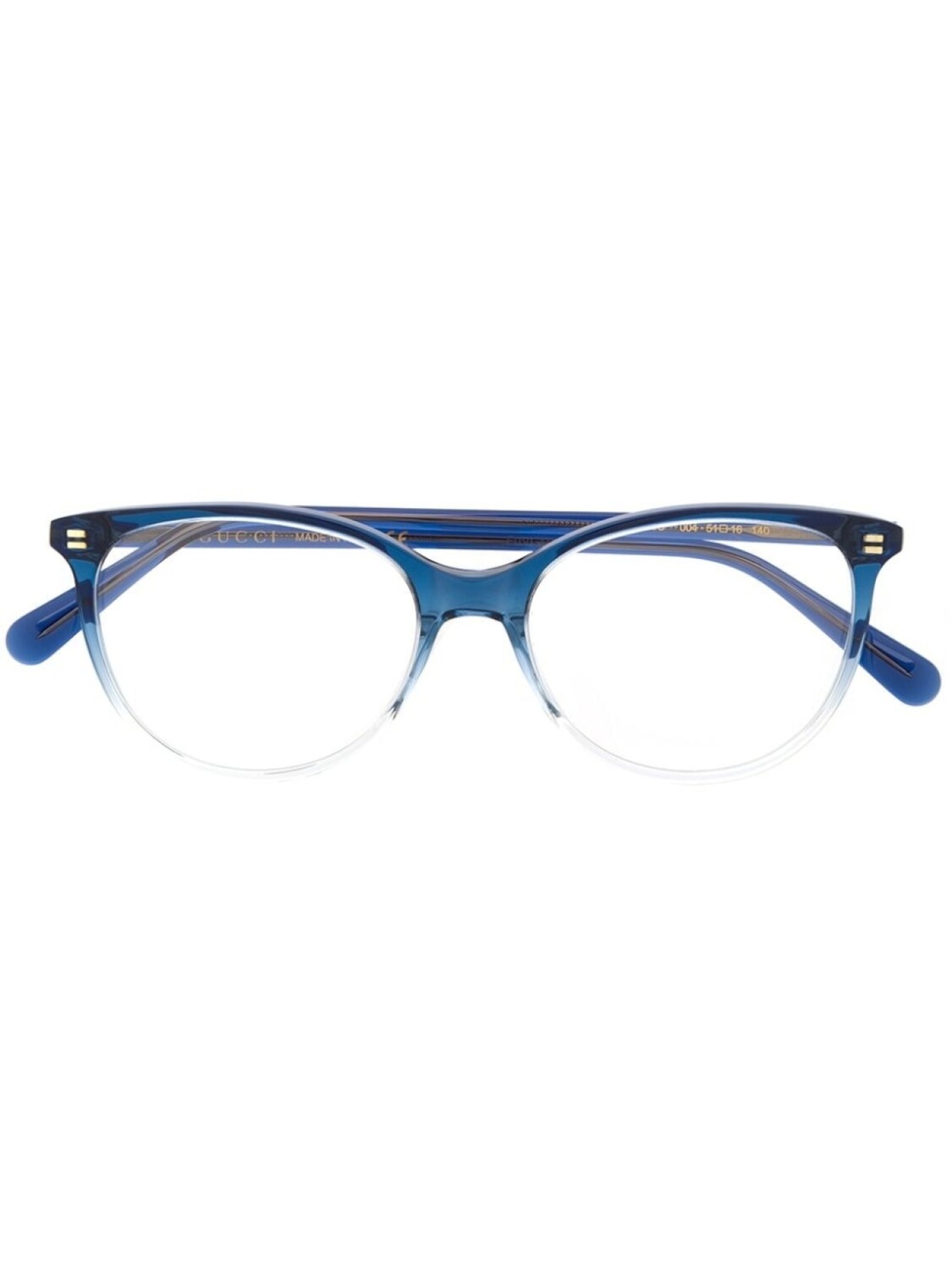 

Gucci Eyewear солнцезащитные очки с эффектом градиента, синий