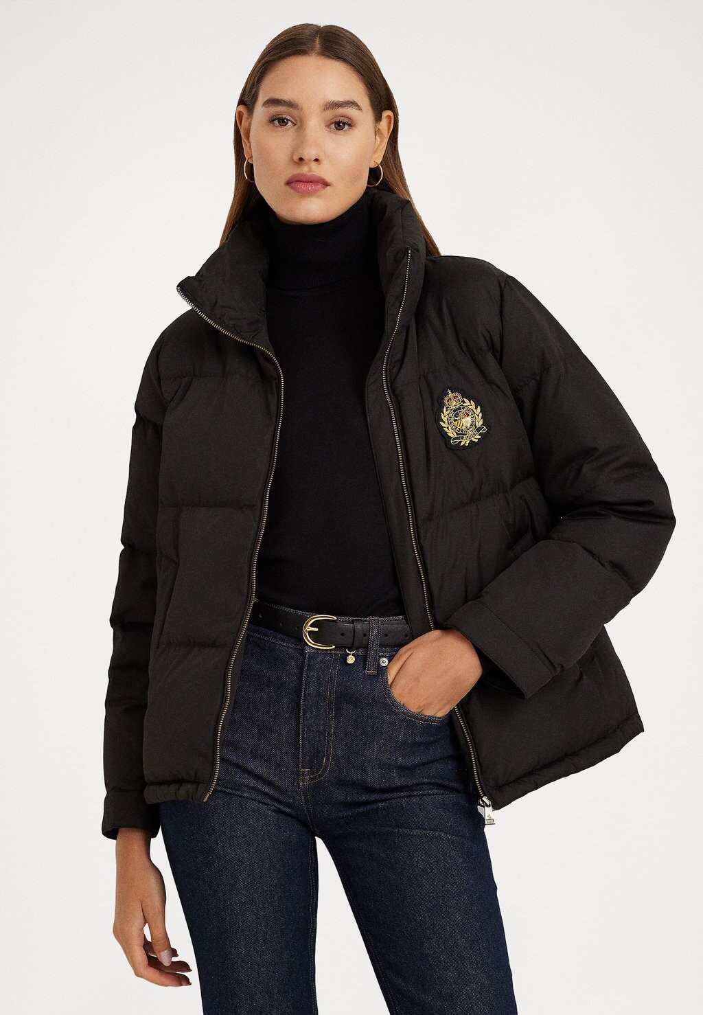 

Куртка Lauren Ralph Lauren УТЕПЛЕННОЕ ПАЛЬТО, черный