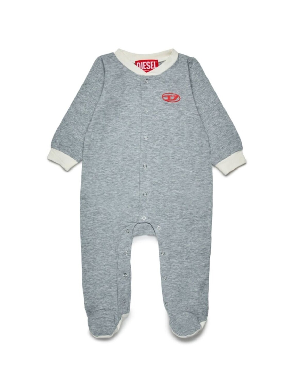 Пижама с вышитым логотипом Diesel Kids, серый