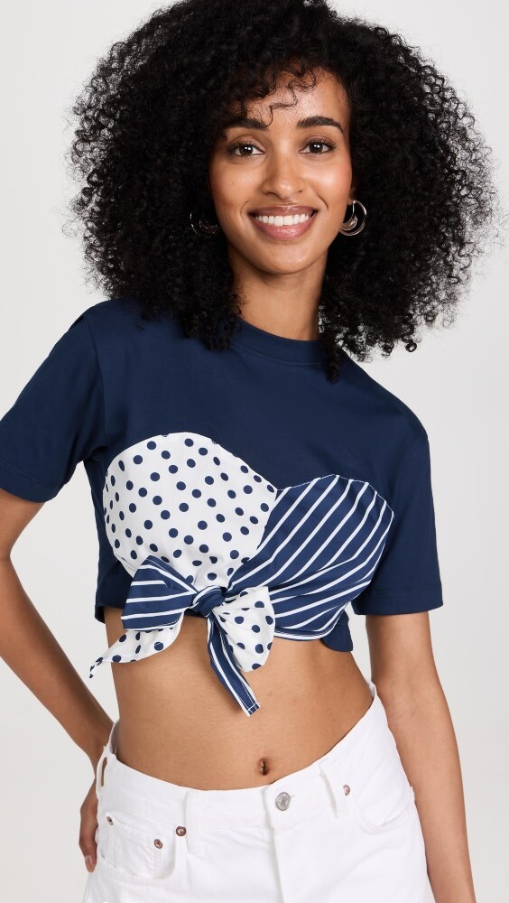 

Футболка MSGM Heart Combo, нави