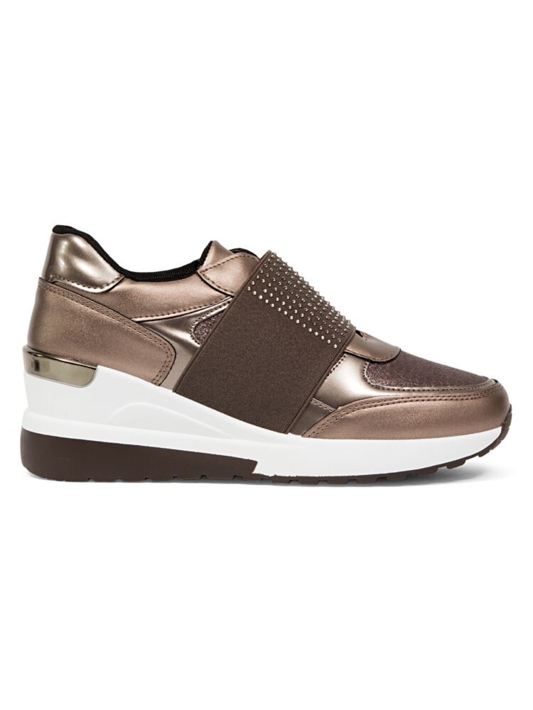 

Кроссовки без шнуровки на танкетке South Beach Ninety Union, цвет Pewter