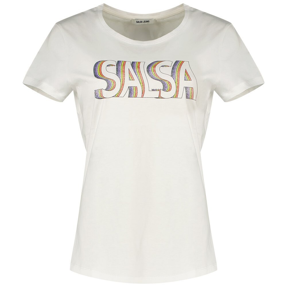 

Футболка с коротким рукавом Salsa Jeans 21007198 Regular Fit, белый