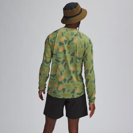 

Tahoe Sun Crew мужские Backcountry, цвет Mosstone Print