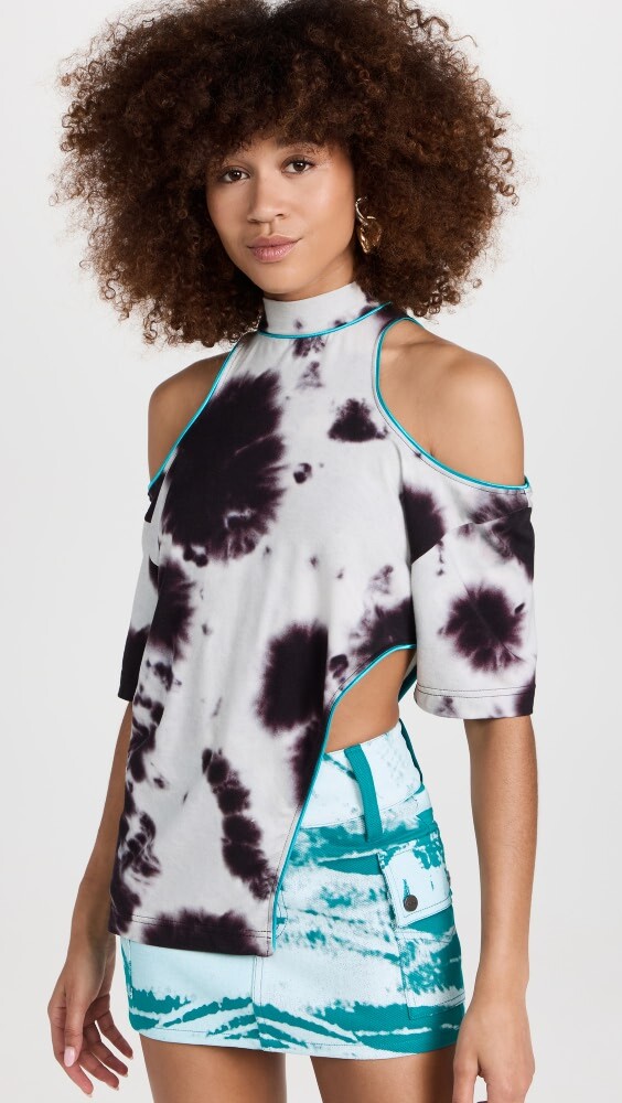 

Футболка BruceGlen Tie Dye Cut Out